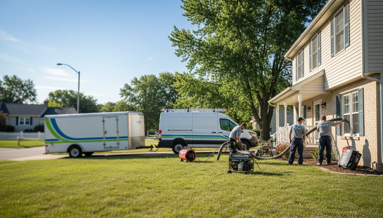 Flooded Basement Restoration And Cleanup With Repair in Lakeside, MI near me